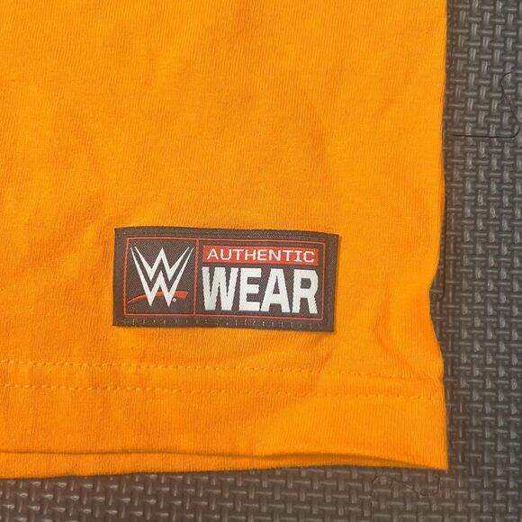 Mens Medium John Cena "YOU CAN'T SEE ME" Orange WWE TShirt - Picture 2 of 5